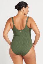 Load image into Gallery viewer, Artesands Melliflous Delacroix One Piece Swimsuit (Khaki)

