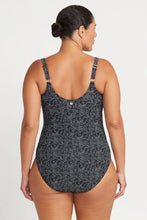 Load image into Gallery viewer, Artesands Zig Zag Delacroix One Piece Swimsuit (Black)
