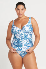 Load image into Gallery viewer, Artesands Bois De Croix Delacroix Multifit Cup Tankini Top (Blue)
