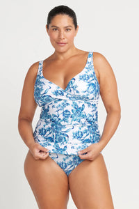 Artesands Bois De Croix Delacroix Multifit Cup Tankini Top (Blue)