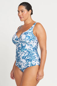 Artesands Bois De Croix Delacroix Multifit Cup Tankini Top (Blue)