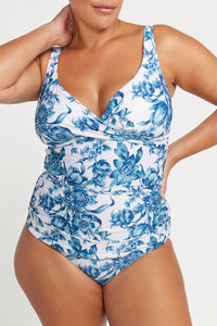 Artesands Bois De Croix Delacroix Multifit Cup Tankini Top (Blue)