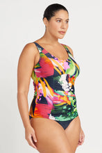 Load image into Gallery viewer, Artesands Chelona Raphael E / F Cup Underwire Tankini Top (Navy)
