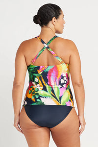 Artesands Chelona Raphael E / F Cup Underwire Tankini Top (Navy)