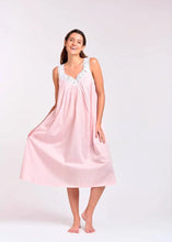 Load image into Gallery viewer, Arabella MD410CP Nightie – Pink &amp; White Gingham Check
