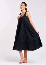 Load image into Gallery viewer, Arabella MD764 Nightie/Dress – Black Tiered Dress (Black)
