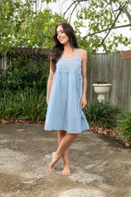 Load image into Gallery viewer, VICTORIAS DREAM Bendigo Frilly Nightie (Indigo)
