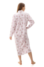 Load image into Gallery viewer, Givoni 5FL70B Beth Mid Cotton Flannel Nightie (Pink)
