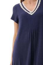 Load image into Gallery viewer, Givoni 6LE71  Short Sleeve Short Nightie (Navy)
