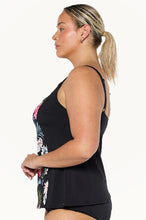 Load image into Gallery viewer, Capriosca Carnival Tank Tankini (Black)
