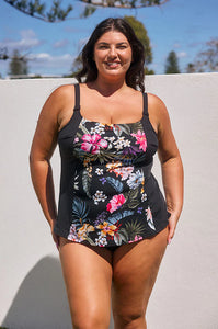 Capriosca Carnival Tank Tankini (Black)