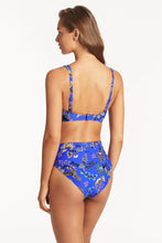 Load image into Gallery viewer, Sea Level Carnivale High Waist Band Pant - COBALT
