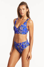 Load image into Gallery viewer, Sea Level Carnivale High Waist Band Pant - COBALT
