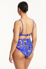 Load image into Gallery viewer, Sea Level Carnivale Twist Front DD/E Cup Bra- COBALT
