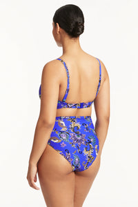 Sea Level Carnivale Twist Front DD/E Cup Bra- COBALT