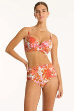 Load image into Gallery viewer, Sea Level High Waisted Gathered Side PANT - Coral
