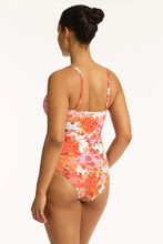 Load image into Gallery viewer, Sea Level Daisyfield Cross Front Singlet Top - Coral

