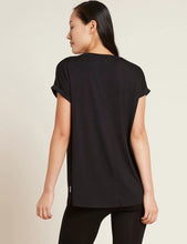 Load image into Gallery viewer, Boody Downtime Lounge Top - OUTERWEAR (White) (Black)
