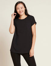 Load image into Gallery viewer, Boody Downtime Lounge Top - OUTERWEAR (White) (Black)
