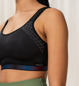 TRIUMPH TRIACTION CARDIO FLOW MINIMISER BRA  P EX (Back) (Sky Blue)