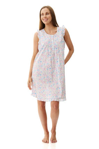 Givoni 6BV14F Faye Sleeveless Short Nightie (Multi)