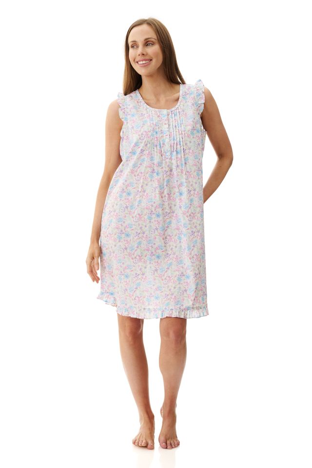 Givoni 6BV14F Faye Sleeveless Short Nightie (Multi)