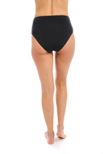 Load image into Gallery viewer, Togs SB12TH Reversible High Waisted Swimwear Brief (Black/Navy)
