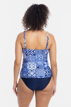 Load image into Gallery viewer, Togs Oahu Tankini Square Chlorine Resistant Set (Navy)
