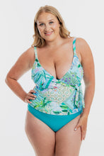 Load image into Gallery viewer, Togs Lucca Tankini Cross Over Set (Turquoise)
