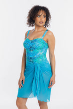 Load image into Gallery viewer, Togs Ulysses Bandeau Mastectomy Friendly Swimsuit (Aqua)
