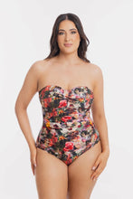 Load image into Gallery viewer, Togs Valencia Bandeau Mastectomy Friendly Swimsuit (Multi)
