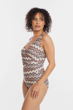 Load image into Gallery viewer, Togs Chestnut Cross Over Swimsuit (Chestnut)
