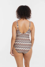 Load image into Gallery viewer, Togs Chestnut Cross Over Swimsuit (Chestnut)
