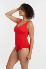 Load image into Gallery viewer, Togs Chiseled V Neck Plunge (Red)

