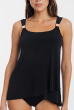 Load image into Gallery viewer, Togs Mastectomy Friendly Tankini Overlay Set (Black)
