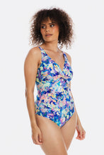 Load image into Gallery viewer, Acadia Twist Chlorine Resistant One Piece Swimsuit (Multi)
