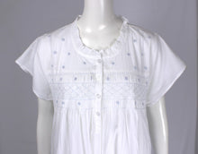 Load image into Gallery viewer, Alice &amp; Lily AL/ND-377 cap sleeve Cotton nightie (White)
