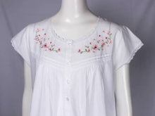 Load image into Gallery viewer, Alice &amp; Lily AL/ND-375 cap sleeve Cotton nightie (White)

