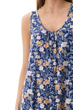 Load image into Gallery viewer, Givoni 6KV39S Sandra Sleeveless Short Nightie (Navy)
