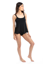 Load image into Gallery viewer, Togs Chlorine Resistant Tankini A Line Set (Black)
