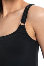 Load image into Gallery viewer, Togs Chlorine Resistant Tankini A Line Set (Black)
