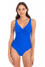 Load image into Gallery viewer, Togs Twist One Piece Swimsuit (Cobalt )
