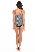 Load image into Gallery viewer, Togs Odessa A Line Tankini Scoop Top (Black &amp; White)
