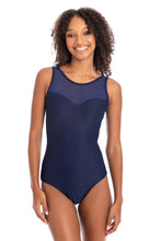 Load image into Gallery viewer, Togs TN30TH Textured High Mesh One Piece (Navy)
