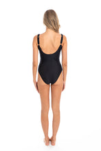 Load image into Gallery viewer, Togs TB18TH Textured Twist Swimsuit (Black)
