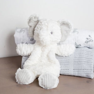 Mary Meyer Plush Elephant Snuggly Comforter (White)