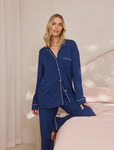 Papinelle Kate Modal Soft Full Length PJ Set (Navy)