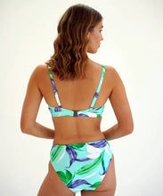 Load image into Gallery viewer, Moontide M7803BT Botanica Mid-Rise Bikini Pant (Aqua)
