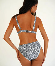 Load image into Gallery viewer, Moontide M7803VV Vivian Mid-Rise Bikini Pant (Black/White)
