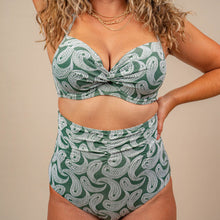 Load image into Gallery viewer, Moontide Buta Underwire Cross Front Top (Seaweed)
